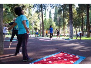 Antalyalılar güne sporla başlıyor