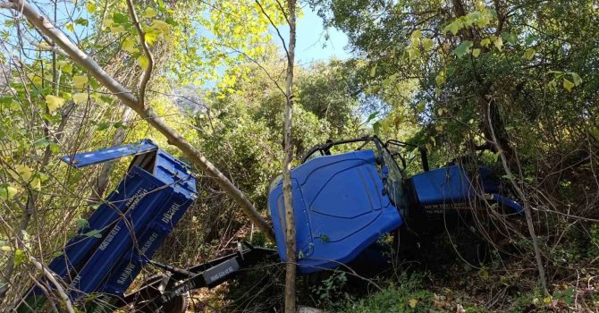 Osmaniye’de traktör uçurumdan devrildi: 2’si çocuk 5 kişi yaralandı