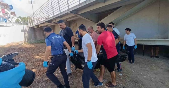 Balık avlamak için geldiği ırmakta ceset buldu