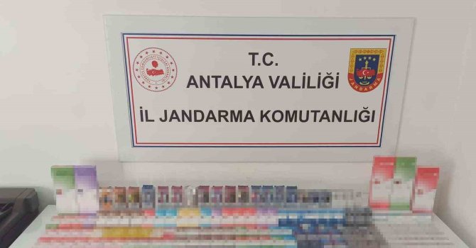 Alanya’da kaçak sigara operasyonu