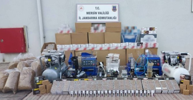 Mersin’de kaçakçılık operasyonu: 6 gözaltı