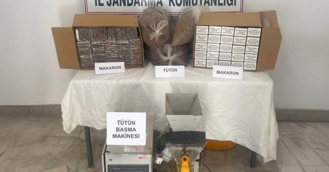 Mersin’de makaron kaçakçılığı yapan 2 şüpheli yakalandı