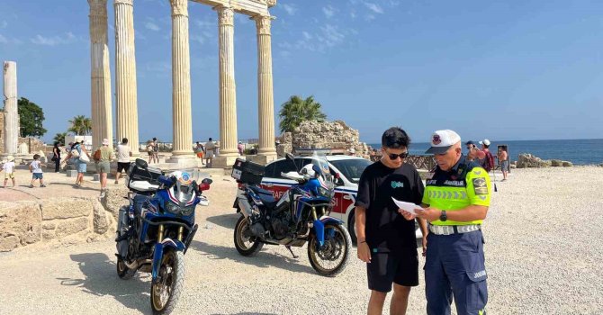 Antalya’da şok motosiklet denetimi: 965 araç trafikten men edildi