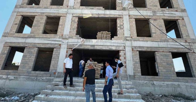 Manavgat’ta Yatılı Hafızlık Kız Kur’an Kursu’nun kaba inşaatı tamamlandı