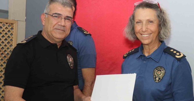 Burdur’da 120 emniyet personeline başarı belgesi verildi