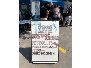 Toros Tarım işçileri 95 gündür grevde