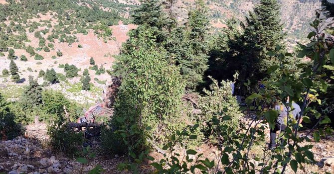 Otomobil uçuruma yuvarlandı: 2 ölü