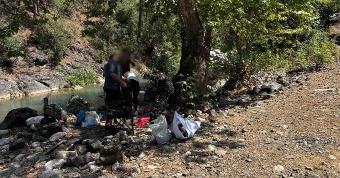 Mersin’de ormanlık alana izinsiz girenlere ceza kesildi