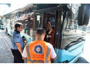 Halk otobüslerinde klima denetimi sürüyor