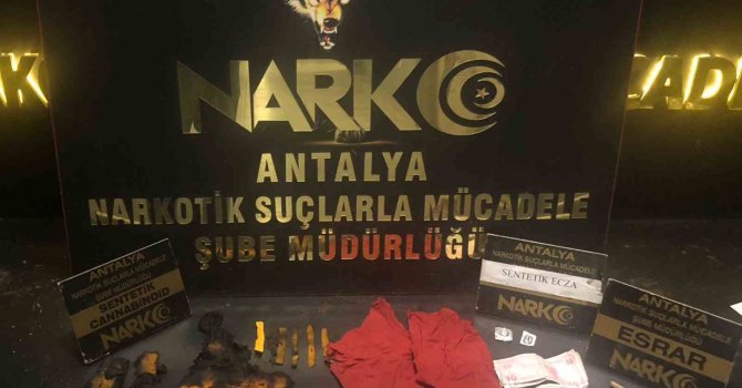 Antalya’da uyuşturucu operasyonlarında 7 tutuklama