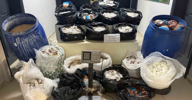 Sürpriz yumurtalardan bile uyuşturucu çıktı: 3 milyon 542 bin adet hap ele geçirildi