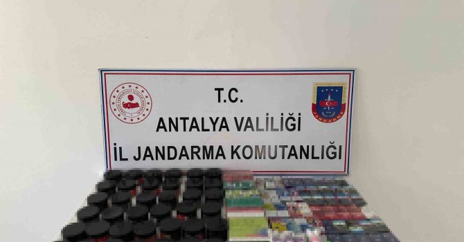 Jandarmadan Manavgat’ta kaçak sigara operasyonu