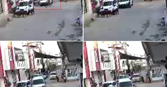 Adana’da 17 gün önce yaşanan olayın görüntüleri ortaya çıktı: Şüpheliler polisten kaçarken çocuğa çarpmış
