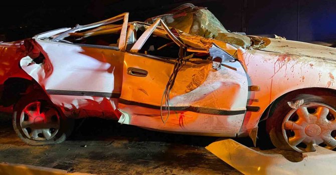 Osmaniye’de otomobil direğe çarptı: Kazada genç sürücü hayatını kaybetti