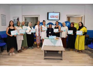 Alanya’da gebe okulu eğitimlerine devam ediyor