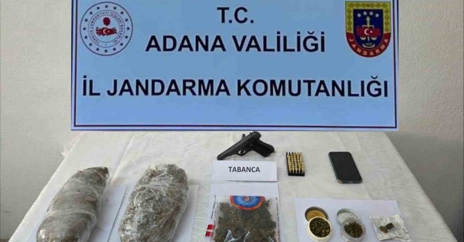 Evinde bir kilogram esrar ele geçirilen şüpheli tutuklandı