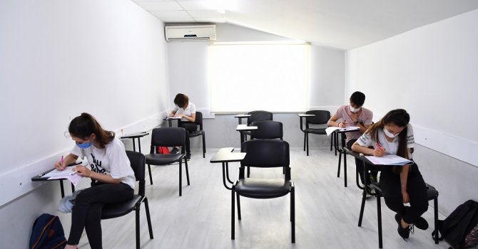 Konyaaltı Etüt Merkezi’nde sınav heyecanı