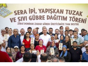 Başkan Seçer, üreticilere destek törenine katıldı