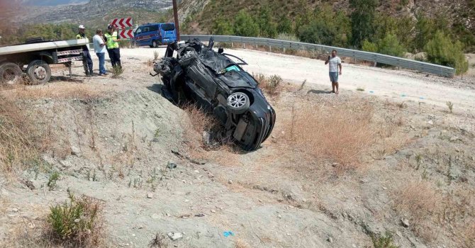 Konya-Antalya yolunda feci kaza: 1 ölü, 1 yaralı