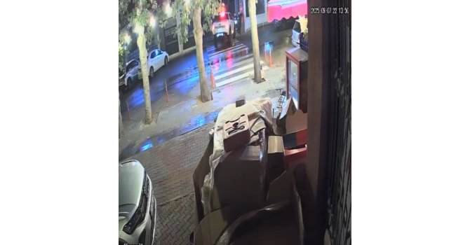 Güvenlik görevlisini görevi başındayken hayattan koparan kazanın görüntüleri ortaya çıktı