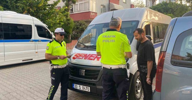 Mersin’de okul servislerine sıkı denetim