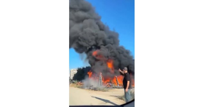 Ağaçlık alanda çıkan yangın kontrol altına alındı