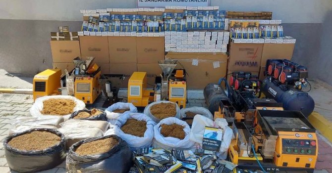 Alanya’da kaçak tütün operasyonu