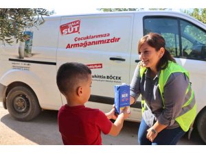 Halk süt 2025 yılında 10 bin çocuğa ulaştırıldı