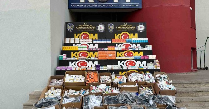 Depoya çevrilmiş gizli bölmede 31 bin 98 ilaç, bin 538 tıbbı malzeme ele geçirildi: 2 gözaltı