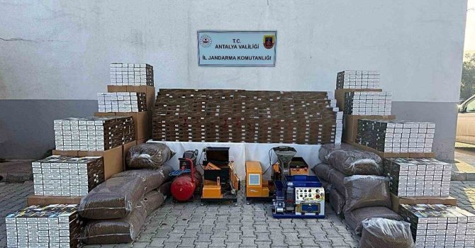 Antalya’da 1 milyon doldurulmuş makaron ele geçirildi