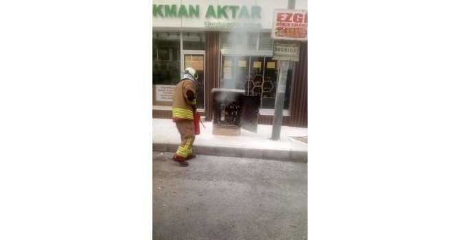 Hatay’da trafo yangını itfaiye ekiplerince söndürüldü