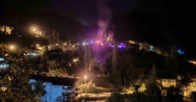 Adana’da evde çıkan yangında anne ve oğlu yaralandı