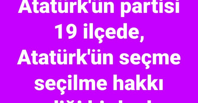 KADIN ADAY GÖSTERMEYEN CHP'DE  KADINLARDAN BOYKOT ÇAĞRISI