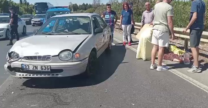 Manavgat’ta motosiklet ile otomobil çarpıştı: 2 yaralı
