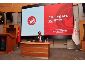 Vali Masatlı, kaymakam adaylarına Afette Hatay Modeli’ni anlattı