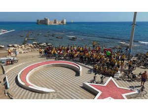 Tarih ve doğanın içinde pedal çevirdiler