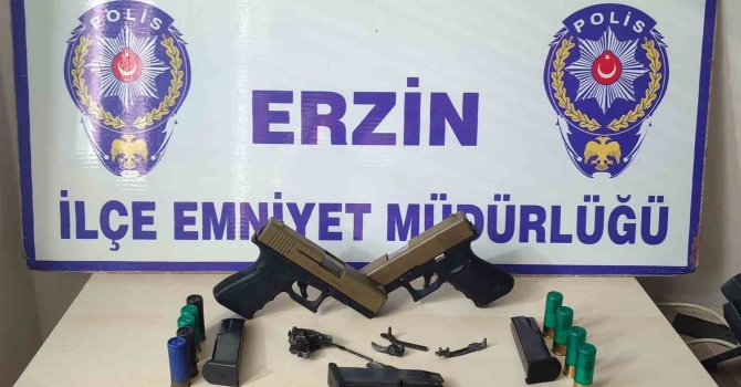 Erzin’de silah kaçakçılığı operasyonu: 2 tutuklama