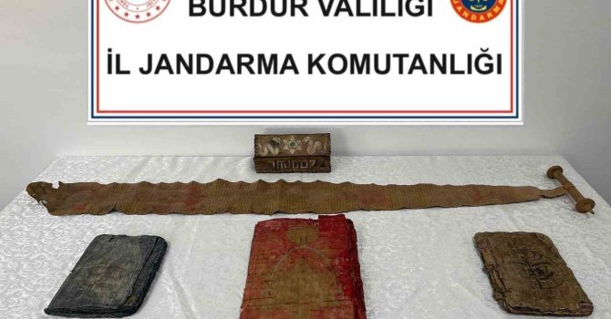 Burdur’da tarih eser operasyonu