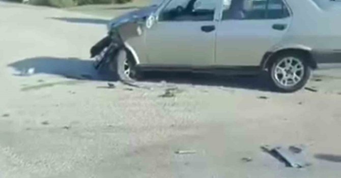 Tofaş’la çarpışarak tarlaya uçan motosikletin 18 yaşındaki sürücüsü öldü