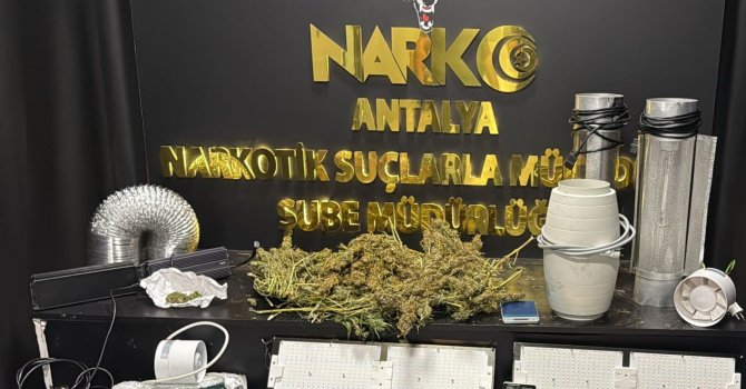 Antalya’da 1 haftada uyuşturucu madde suçundan 13 şahıs tutuklandı