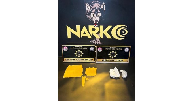 Isparta’da uyuşturucu operasyonunda 2 şüpheliye adli işlem