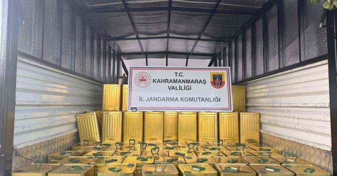 Kahramanmaraş’ta 200 teneke sahte zeytinyağı ele geçirildi