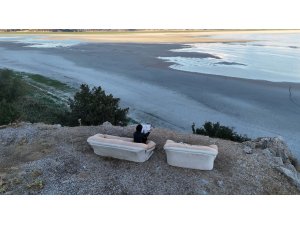 Buzul çağından bu yana Eğirdir Gölü ilk kez ikiye bölündü