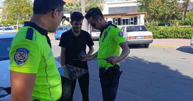 Manavgat’ta yüksek sesle müzik yayını ve plaka ihlaline 18 bin TL ceza