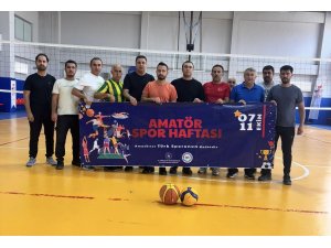 Osmaniye’nin Hasanbeyli ilçesinde amatör spor haftası coşkusu