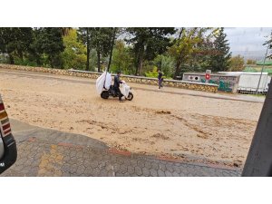 Kahramanmaraş’ta sağanak etkili oldu, su taşkınları yaşandı