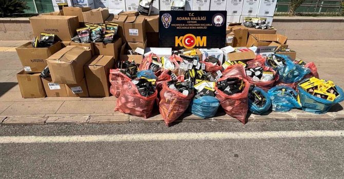 Adana’da kaçakçılık operasyonu: 20 gözaltı