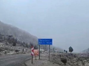 Alacabel’e yılın ilk karı yağdı