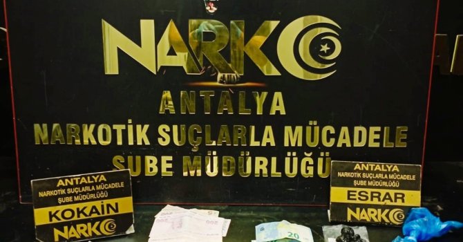 Antalya’da son 1 haftada uyuşturucu suçundan 19 kişi tutuklandı