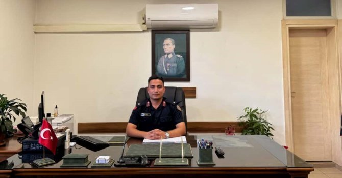 Manavgat Merkez Jandarma Karakol Komutanı Çetin göreve başladı